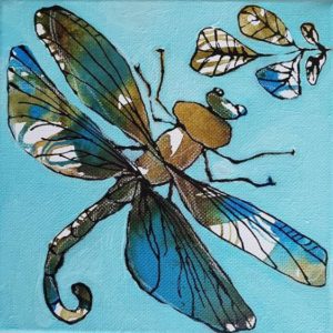 Dragonfly print - Giclee 8" x 8"